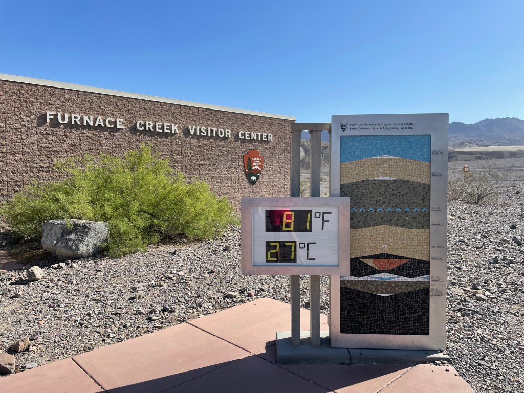 Furnace Creek centrum zwiedzających